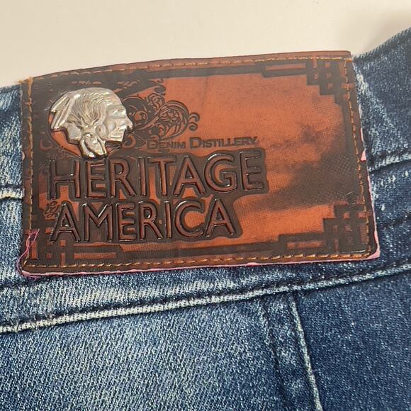 Heritage of America Denim Distillery 1776 Distressed Men's Jeans 38 x 34 - Picture 12 of 16